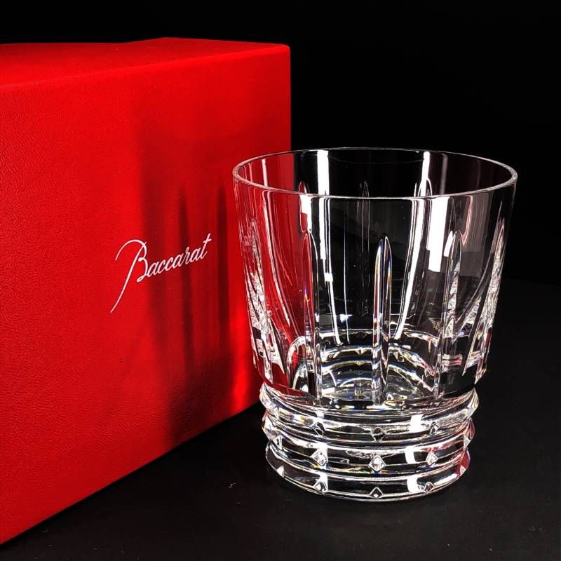 【美品・箱付き】Baccarat バカラ／アルルカン タンブラー／クリスタルグラス／クリア／BC571