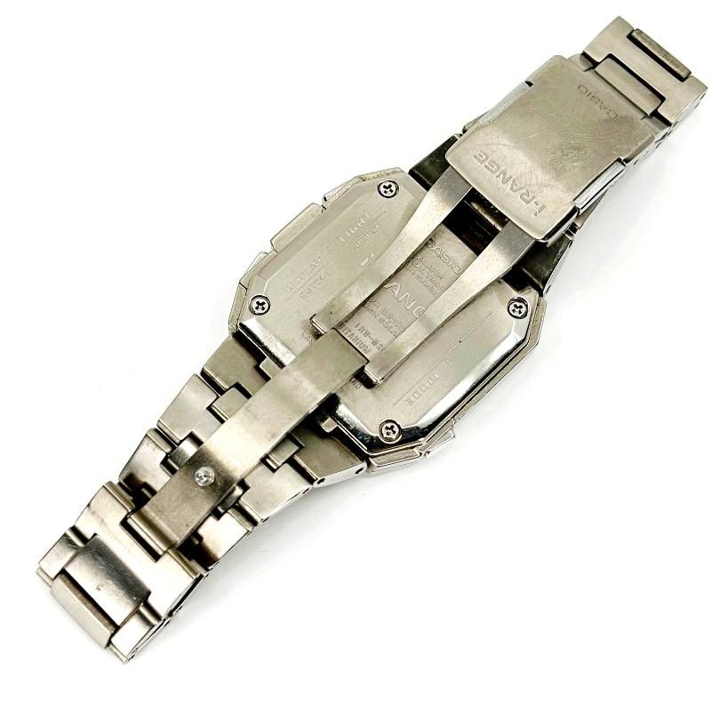 CASIO カシオ／i-RANGE IRW-M20T／自動巻／ソーラークォーツ／チタン／シルバー・ブラック