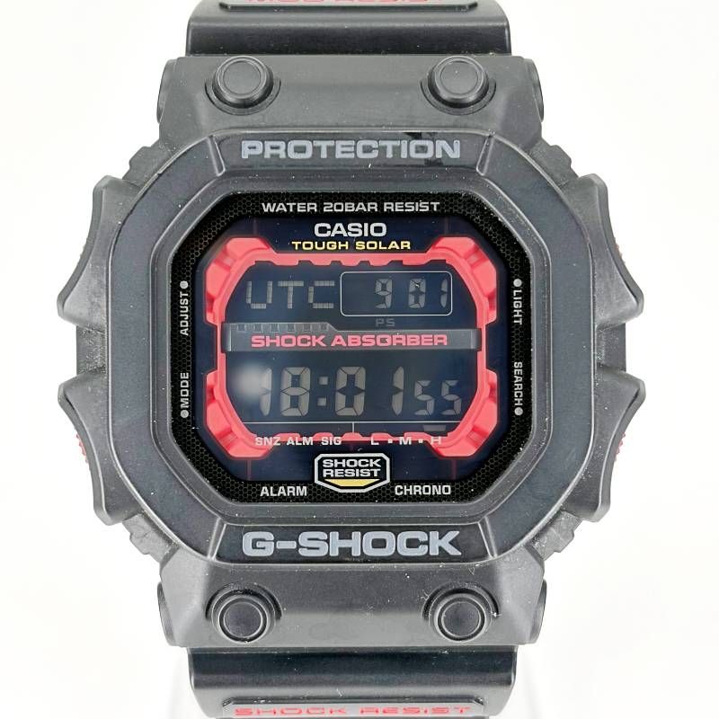 【ケース付き】CASIO カシオ／G-SHOCK GX-56／オートクォーツ／樹脂／ブラック・レッド