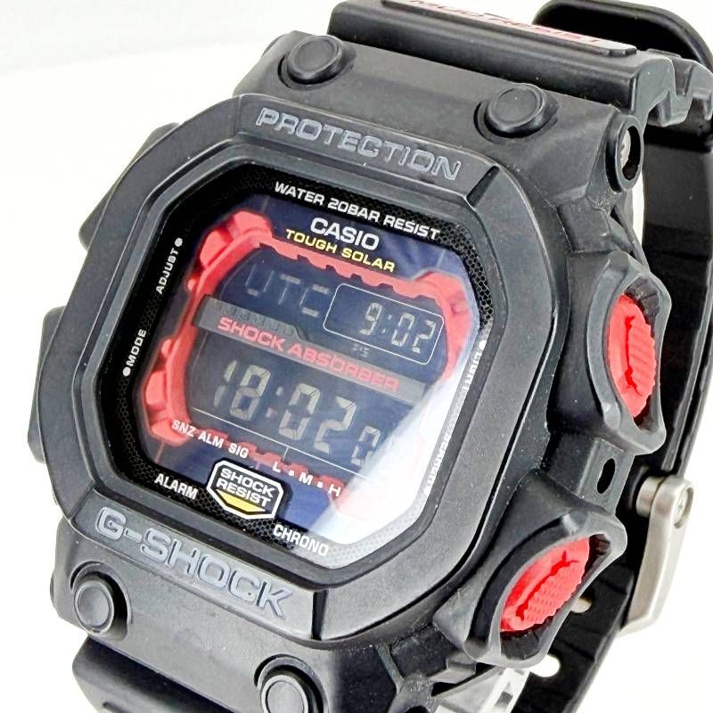 【ケース付き】CASIO カシオ／G-SHOCK GX-56／オートクォーツ／樹脂／ブラック・レッド