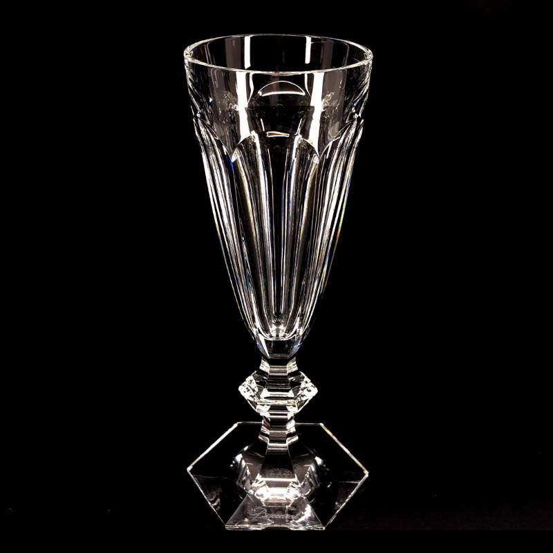 【美品】Baccarat バカラ／アルクール シャンパンフルート 17.8cm／クリスタルグラス／クリア／BC583