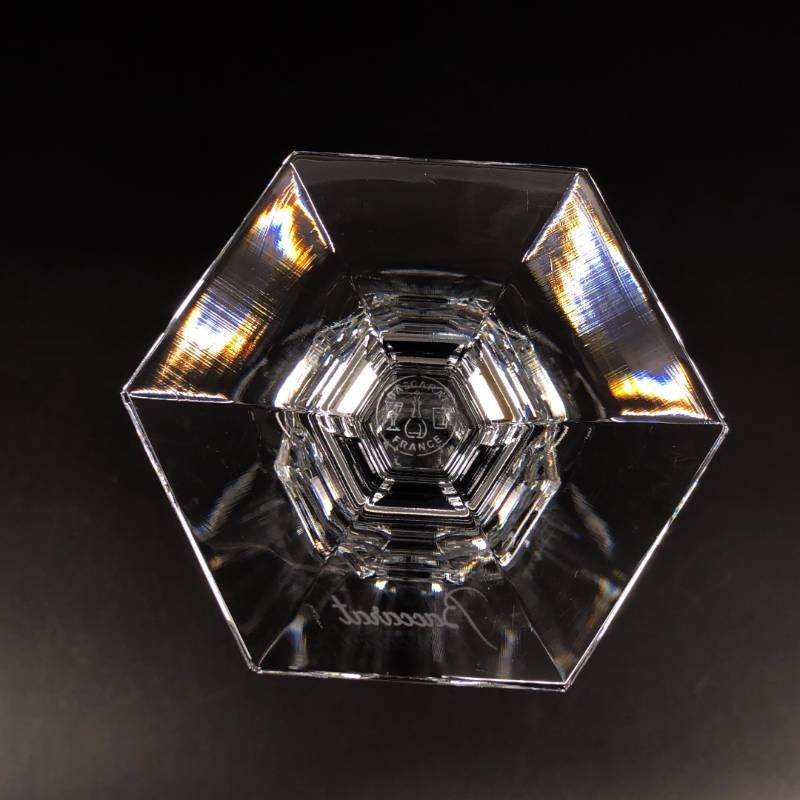 【美品】Baccarat バカラ／アルクール シャンパンフルート 17.8cm／クリスタルグラス／クリア／BC583