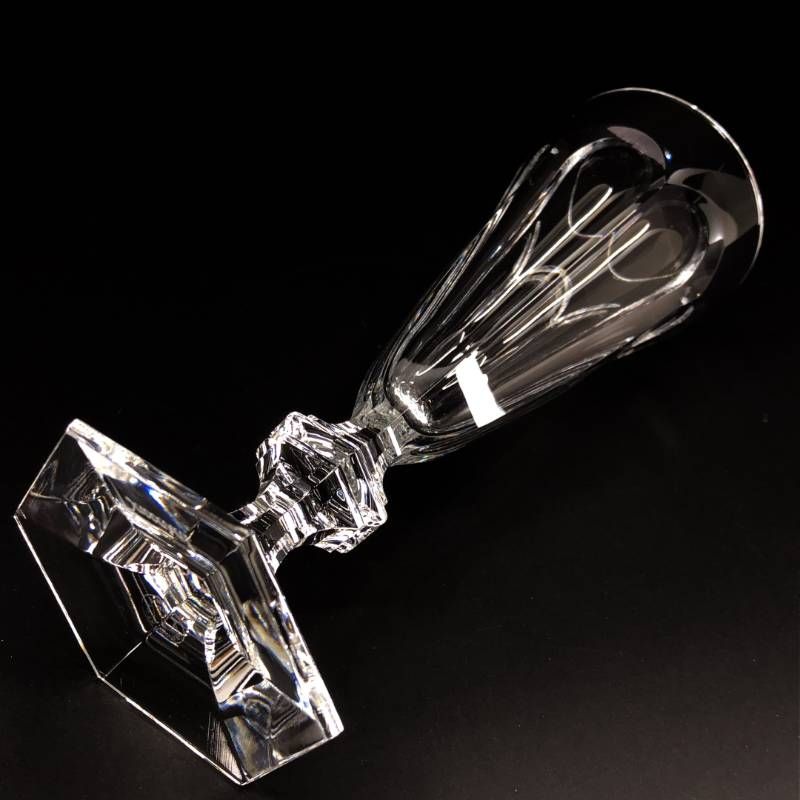 【美品】Baccarat バカラ／アルクール シャンパンフルート 17.8cm／クリスタルグラス／クリア／BC583