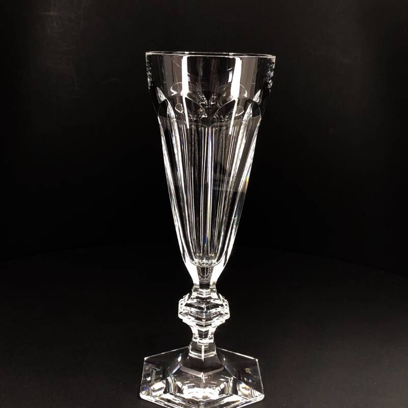 【美品】Baccarat バカラ／アルクール シャンパンフルート 17.8cm／クリスタルグラス／クリア／BC583