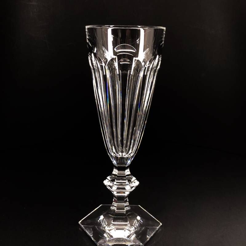 【美品】Baccarat バカラ／アルクール シャンパンフルート 17.8cm／クリスタルグラス／クリア／BC583