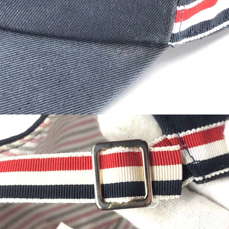 THOM BROWNE トムブラウン／キャップ／L／魚・フィッシュ／コットン／ブラック