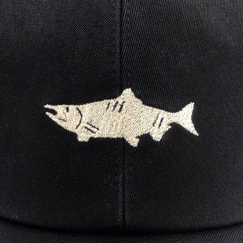 THOM BROWNE トムブラウン／キャップ／L／魚・フィッシュ／コットン／ブラック