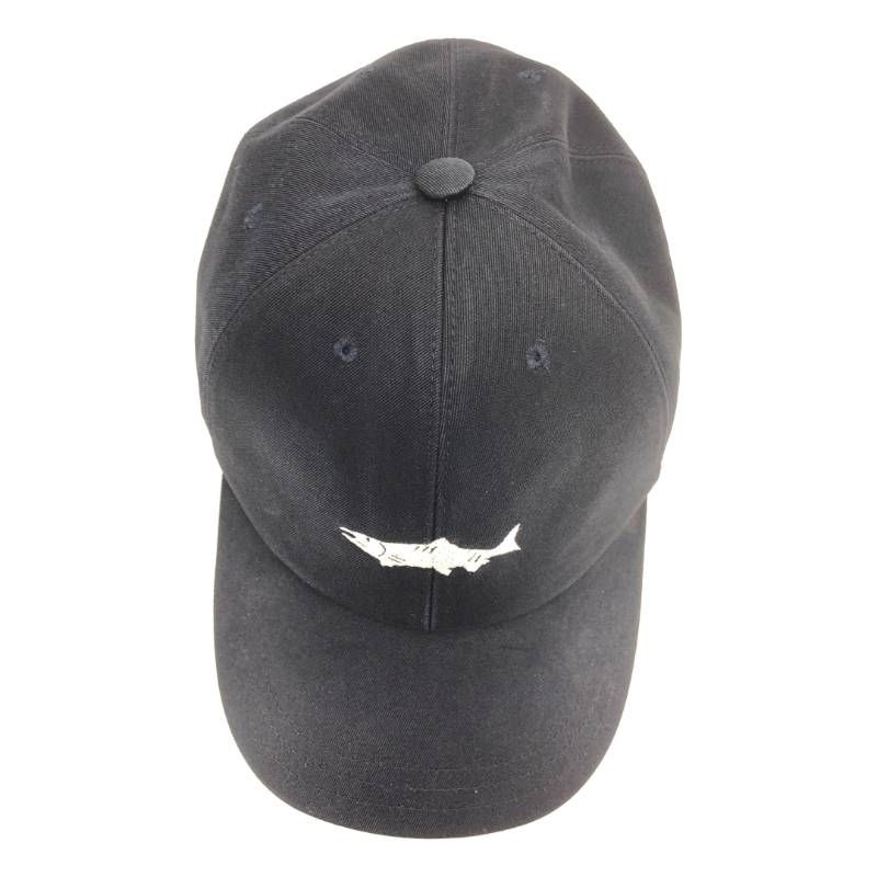 THOM BROWNE トムブラウン／キャップ／L／魚・フィッシュ／コットン／ブラック