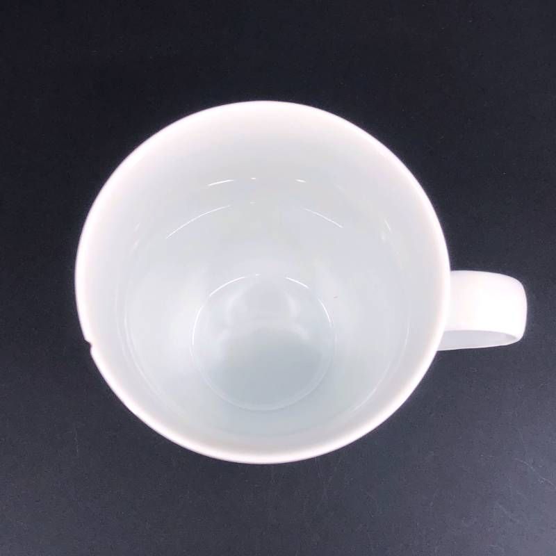 【訳あり・売り切り】Royal Copenhagen ロイヤルコペンハーゲン／フルーテッド シグネチャー マグカップ／陶器／ホワイト・ブルー