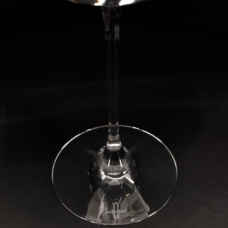 【美品・箱付き】Baccarat バカラ／シャトーバカラ ワイングラス XLサイズ（24.5cm）／クリスタルグラス／クリア／BC586