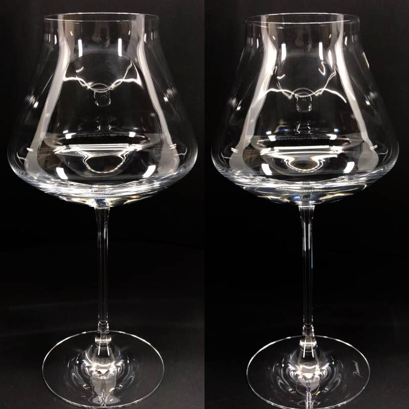 【美品・箱付き】Baccarat バカラ／シャトーバカラ ワイングラス XLサイズ（24.5cm）／クリスタルグラス／クリア／BC586