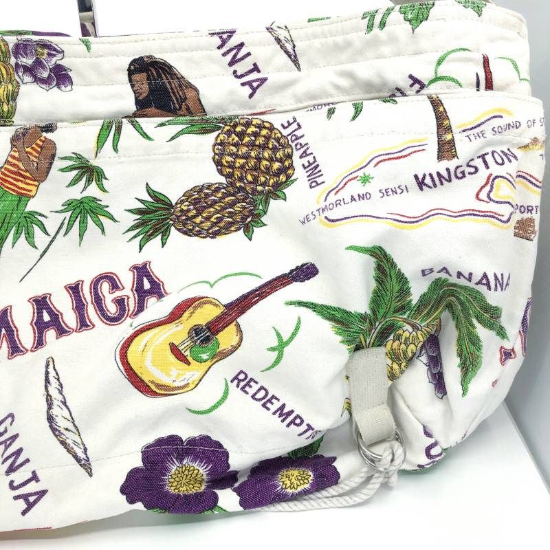 WACKO MARIA ワコマリア × PORTER ポーター コラボ／ジャマイカ メッセンジャーバッグ ショルダー ジャマイカ ガンジャ／キャンバス／マルチカラー