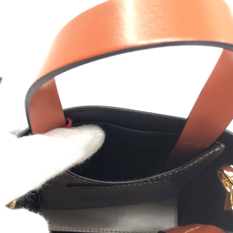 【美品】MARNI マルニ／ミュゼオ ナノ バイカラー 2way ショルダーバッグ SHMP0050Y0 ／レザー／ベージュ・ディープグリーン