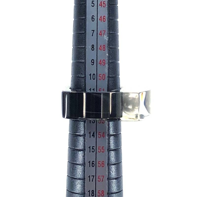 【美品】JUTIQU ジュティク／樹脂 リング 指輪／12号／樹脂・樹脂パール／クリア・ブラック・ホワイト