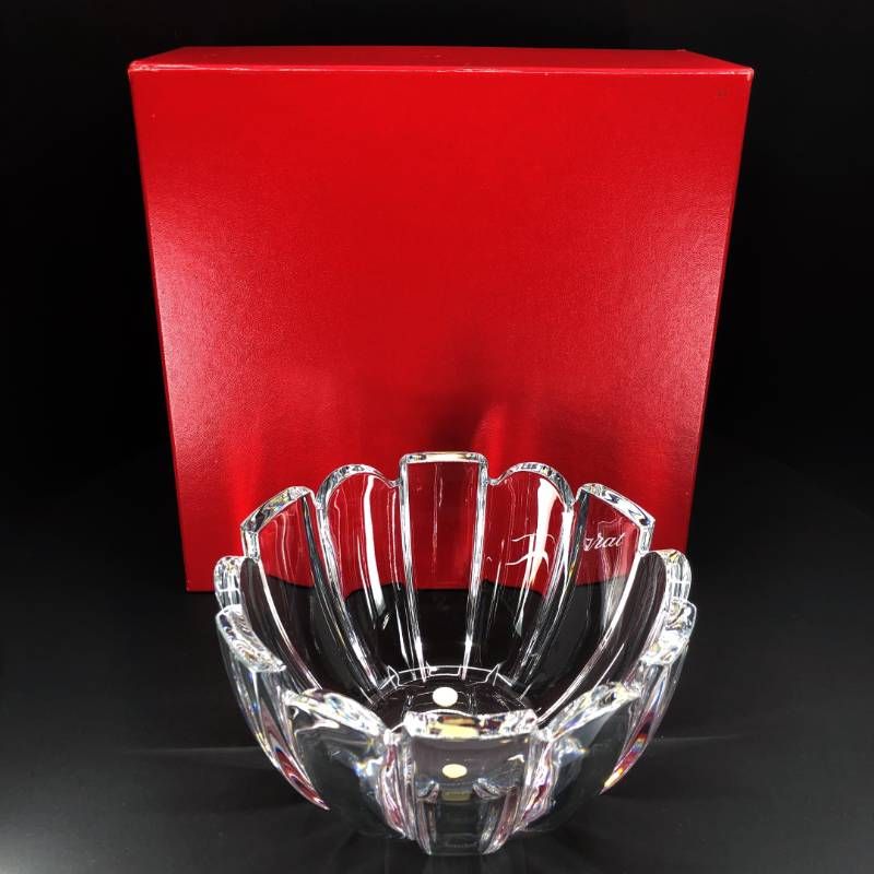 【箱付き】Baccarat バカラ／ラージサイズ クリスタルボウル／17cm／クリスタルグラス／クリア／BC588
