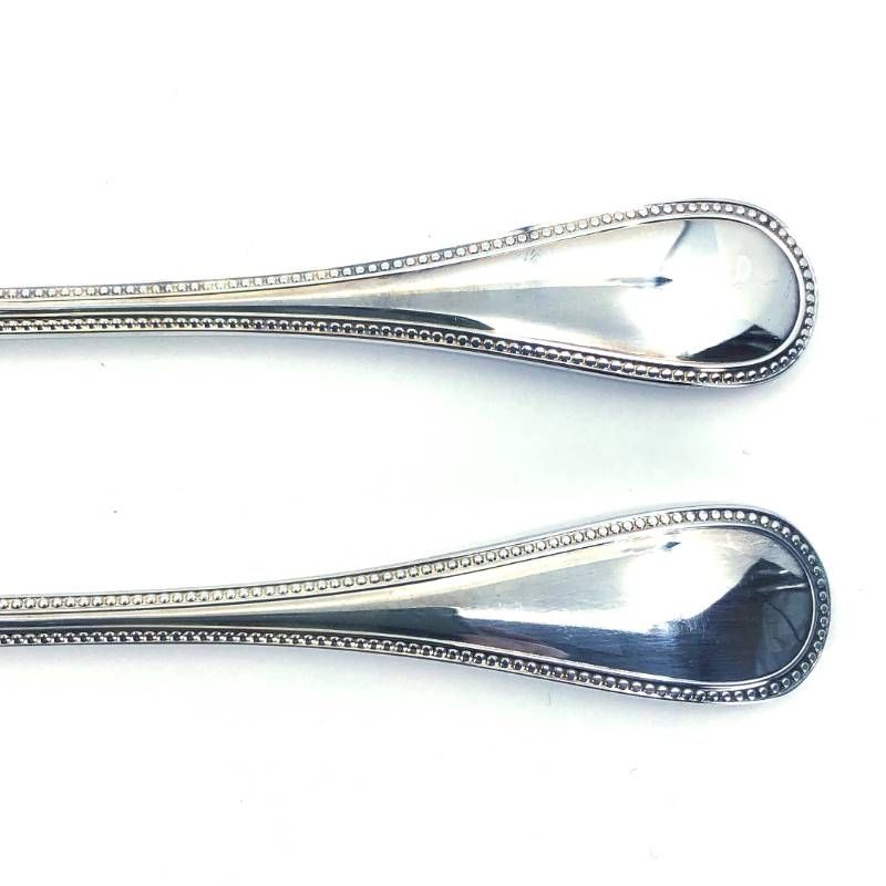 【美品】Christofle クリストフル／フォーク・スプーン パール シルバーコーティング 各2本セット／クリストフルシルバー／シルバー／0316