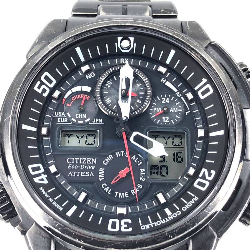 CITIZEN シチズン／アテッサ エコドライブ U680-T013554／ソーラークォーツ／チタン／ブラック