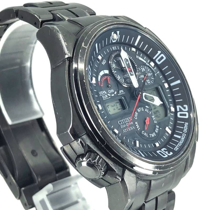 CITIZEN シチズン／アテッサ エコドライブ U680-T013554／ソーラークォーツ／チタン／ブラック