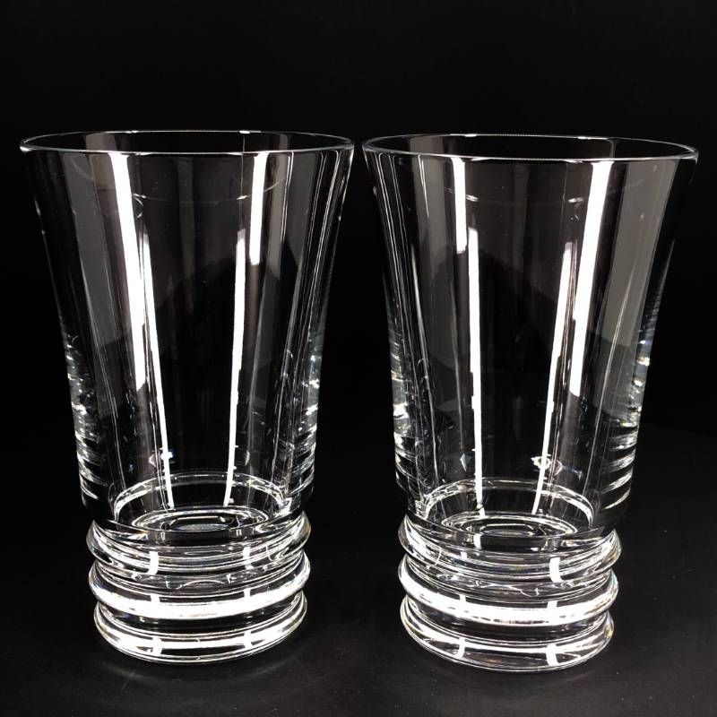 【美品】Baccarat バカラ／ベガ ハイボール ペア タンブラー／1クリスタルグラス／クリア／BC591