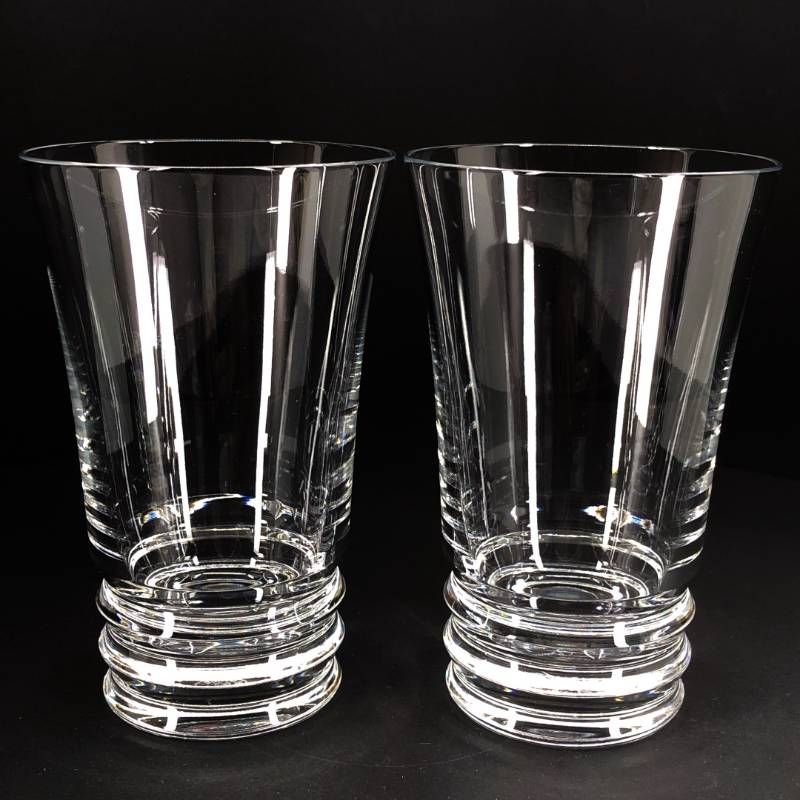 【美品】Baccarat バカラ／ベガ ハイボール ペア タンブラー／1クリスタルグラス／クリア／BC591