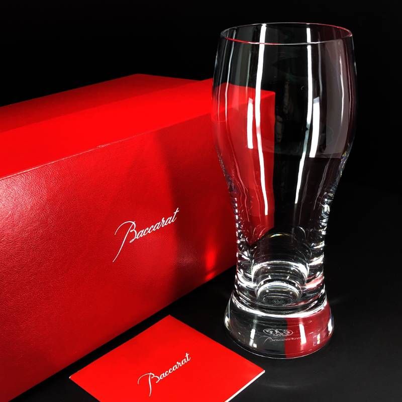 【美品・箱付き】Baccarat バカラ／オノロジー ビアタンブラー／クリスタルグラス／クリア／BC594
