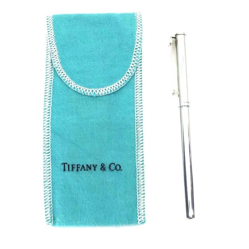 【美品・保管袋付き】Tiffany ティファニー／Tクリップ ミニサイズ ボールペン／SV925／シルバー