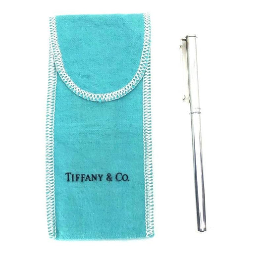 【美品・保管袋付き】Tiffany ティファニー／Tクリップ ミニサイズ ボールペン／SV925／シルバー