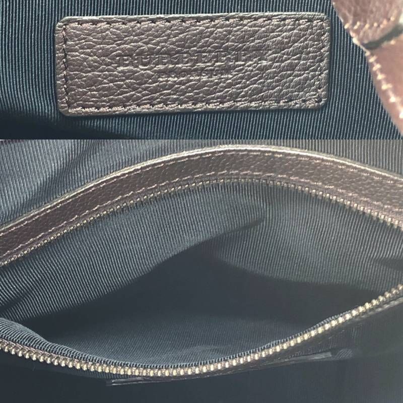 【美品】BURBERRY バーバリー／迷彩 カモフラージュ 2way トートバッグ／プローサム レザー・キャンバス／カモフラ・グリーン・ブラック