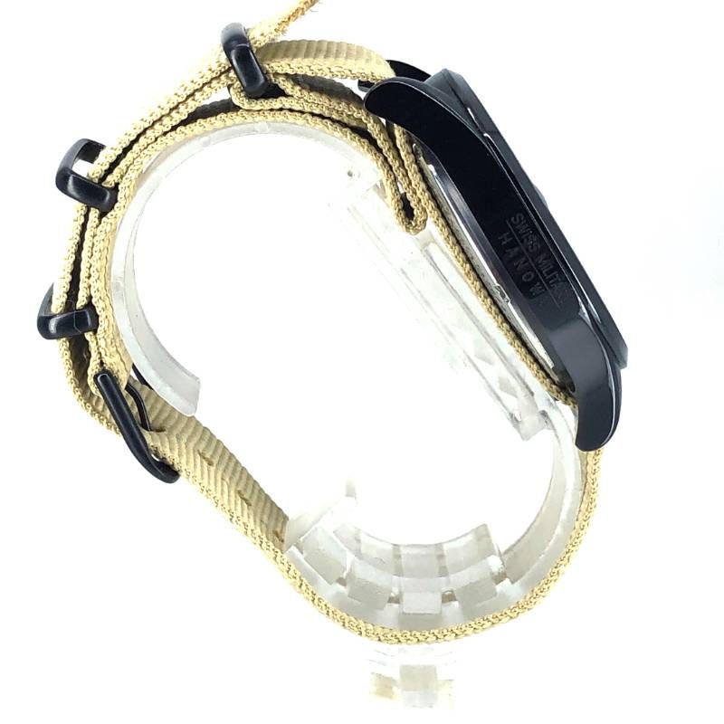 【美品・電池交換済み・チェンジベルト付き】SWISS MILITARY スイスミリタリー／06-4248／クォーツ／ステンレス／ブラック・各色（ミリタリーカラー）／M03066A