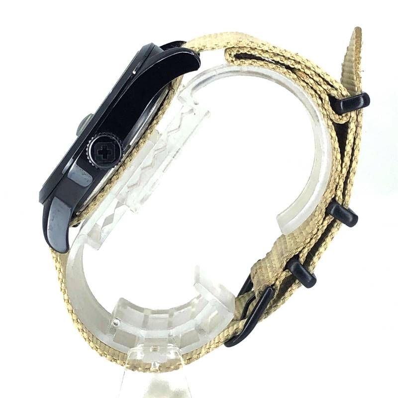 【美品・電池交換済み・チェンジベルト付き】SWISS MILITARY スイスミリタリー／06-4248／クォーツ／ステンレス／ブラック・各色（ミリタリーカラー）／M03066B