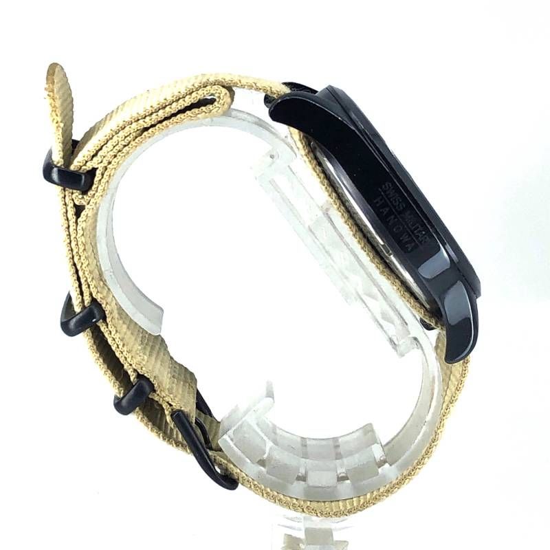 【美品・電池交換済み・チェンジベルト付き】SWISS MILITARY スイスミリタリー／06-4248／クォーツ／ステンレス／ブラック・各色（ミリタリーカラー）／M03066B