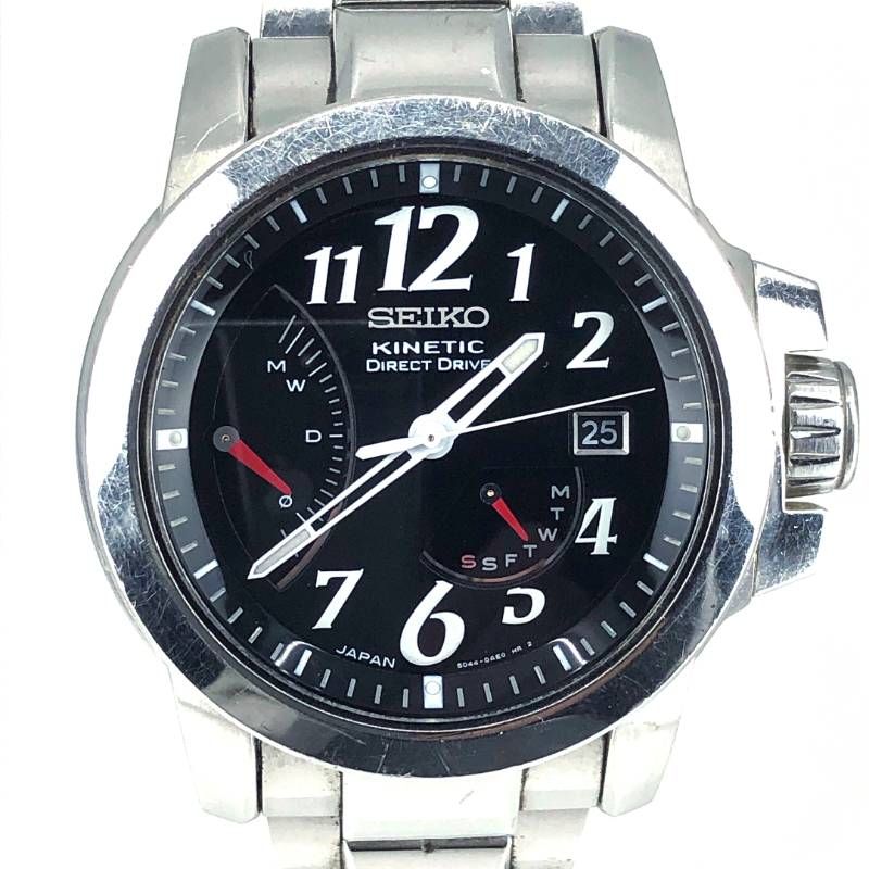 SEIKO セイコー／ブライツ フェニックス キネティック ダイレクトドライブ 5D44-0AB0／オートクォーツ／ステンレス／シルバー・ブラック