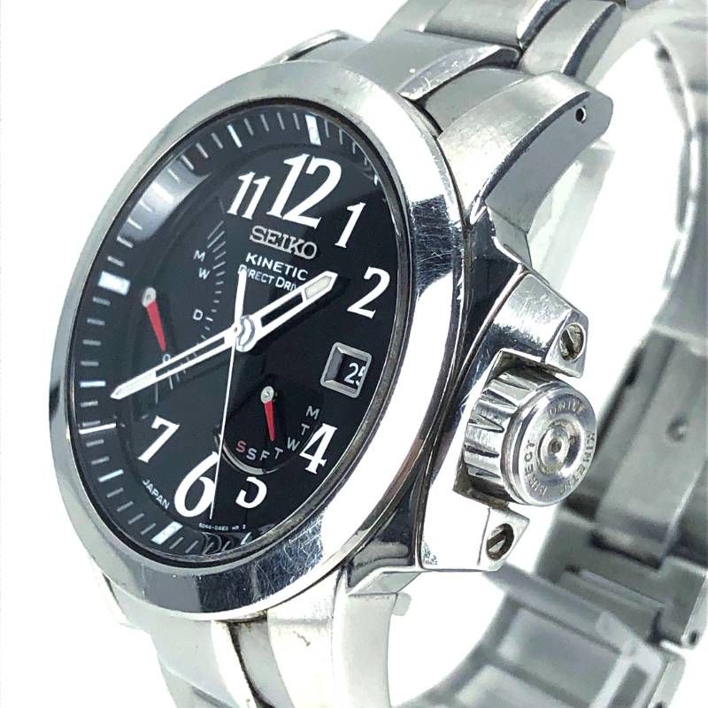 SEIKO セイコー／ブライツ フェニックス キネティック ダイレクトドライブ 5D44-0AB0／オートクォーツ／ステンレス／シルバー・ブラック