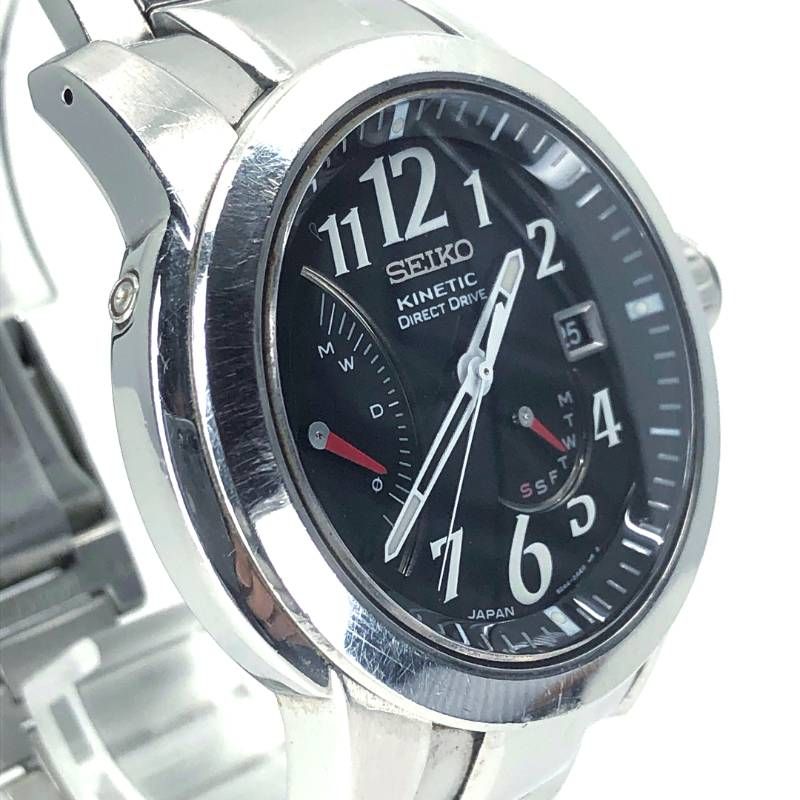 SEIKO セイコー／ブライツ フェニックス キネティック ダイレクトドライブ 5D44-0AB0／オートクォーツ／ステンレス／シルバー・ブラック