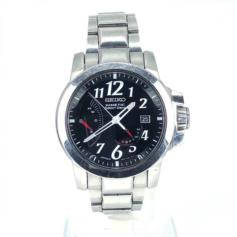 SEIKO セイコー／ブライツ フェニックス キネティック ダイレクトドライブ 5D44-0AB0／オートクォーツ／ステンレス／シルバー・ブラック