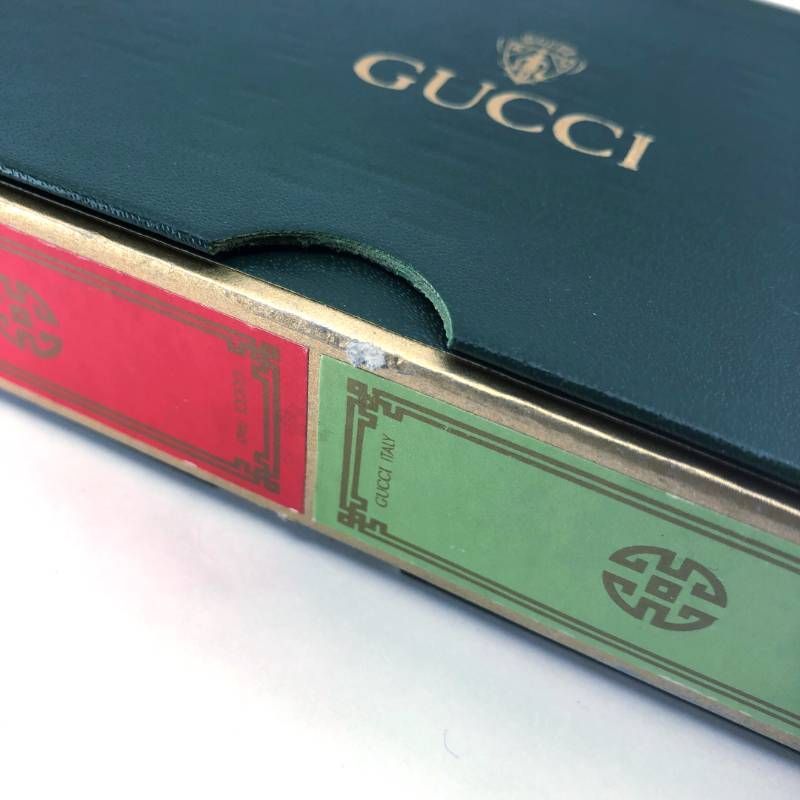 【ケース付き】GUCCI グッチ／トランプ 2セット 赤・緑／紙／レッド・グリーン