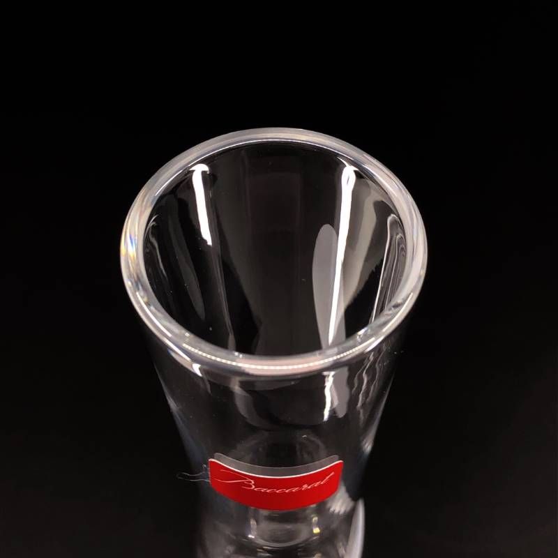 【美品】Baccarat バカラ／スパイラル 一輪挿し 花瓶 フラワーベース／23cm／クリスタルグラス／クリア／BC598