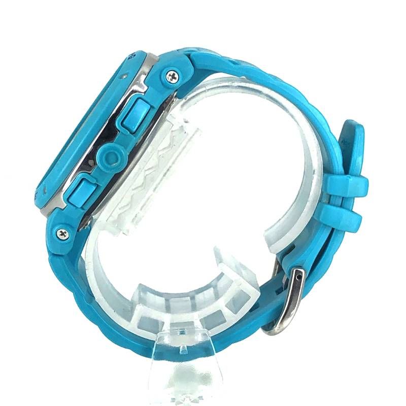 【美品】CASIO カシオ／Baby-G BGA-150GR／クォーツ／樹脂／ブルー