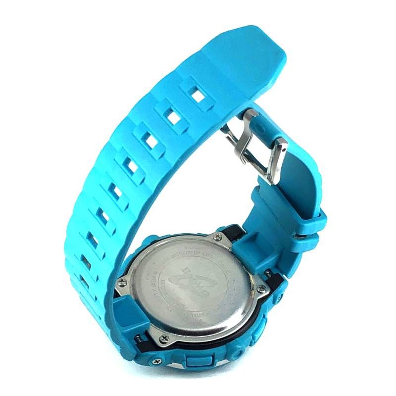 【美品】CASIO カシオ／Baby-G BGA-150GR／クォーツ／樹脂／ブルー