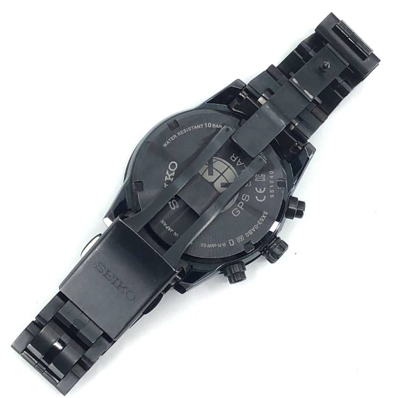 【美品・コマ・ケース付き】SEIKO セイコー／アストロンGPS 5X53-0AB0/SBXC037／ソーラークォーツ／チタン／ブラック