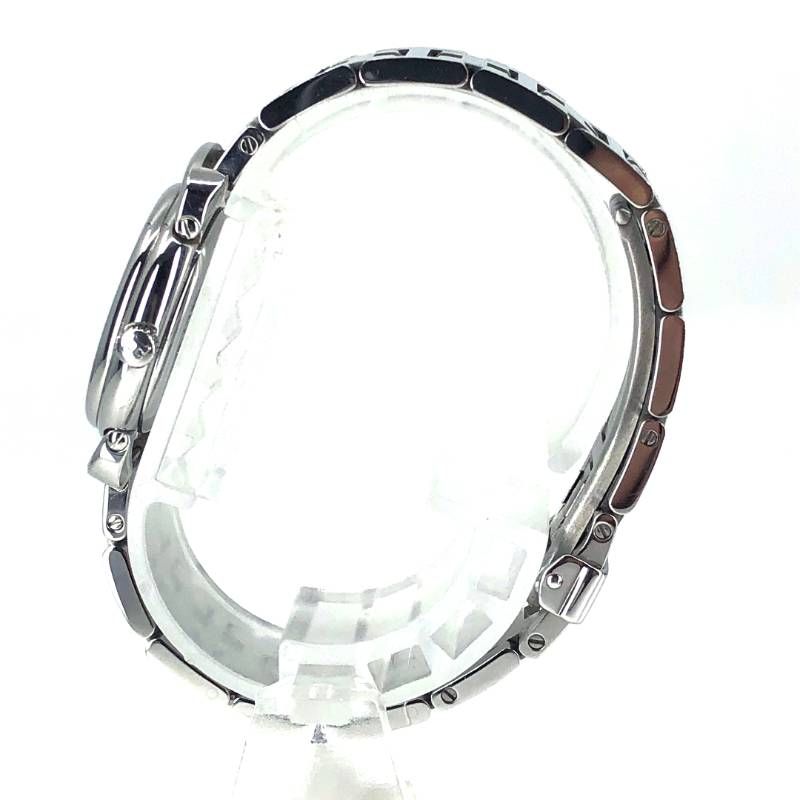 【美品・電池交換済み・ケース・コマ付き】HERMES エルメス／プルマン PU2.210／クォーツ／ステンレス／ブラック・シルバー