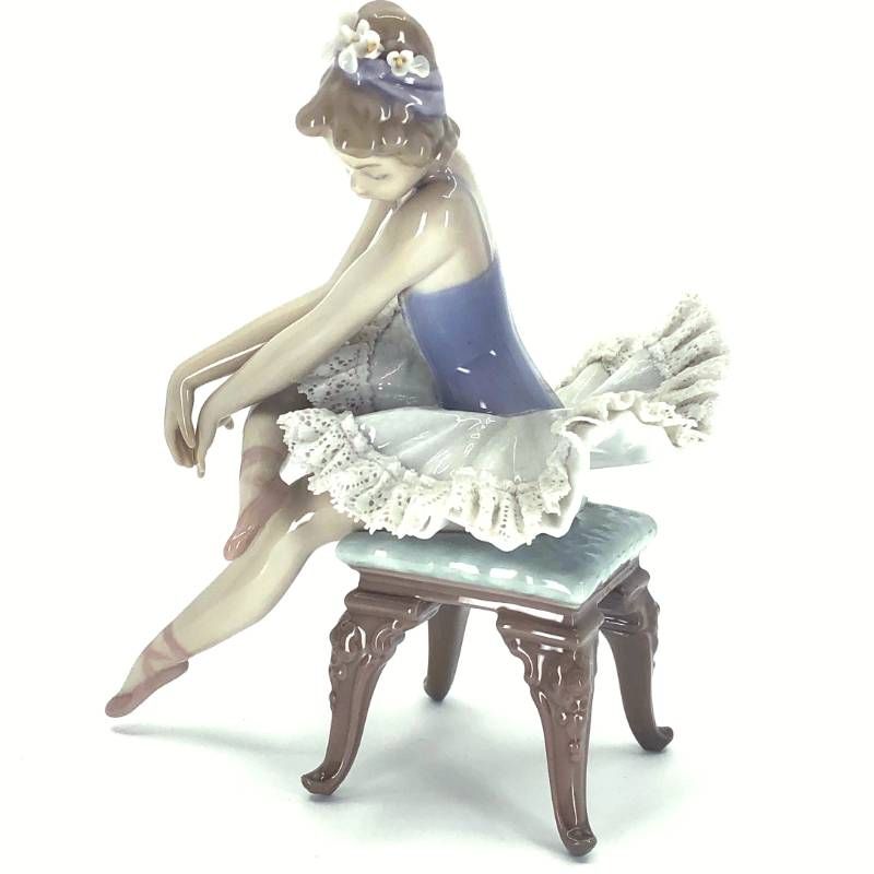LLADRO リヤドロ／オープニングナイト バレエ バレリーナ レース／5498／陶器／マルチカラー