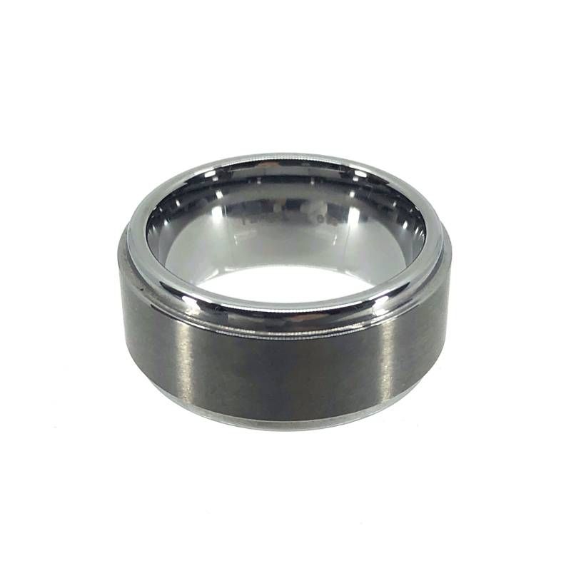 【美品】ete エテ／レディース タングステン リング 指輪／タングステン／11号／シルバー／M03143