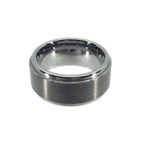 【美品】ete エテ／レディース タングステン リング 指輪／タングステン／11号／シルバー／M03143