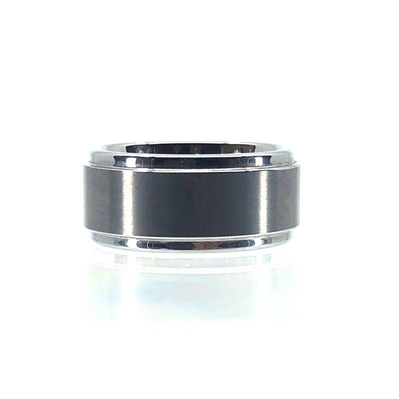 【美品】ete エテ／レディース タングステン リング 指輪／タングステン／11号／シルバー／M03143
