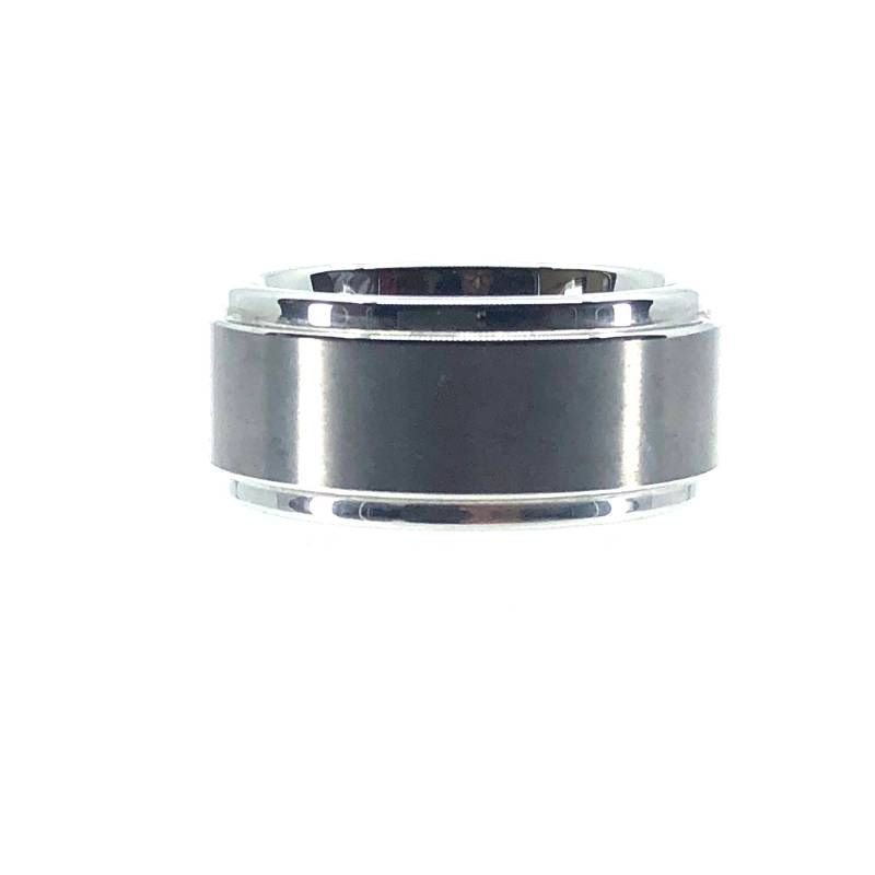 【美品】ete エテ／レディース タングステン リング 指輪／タングステン／11号／シルバー／M03143
