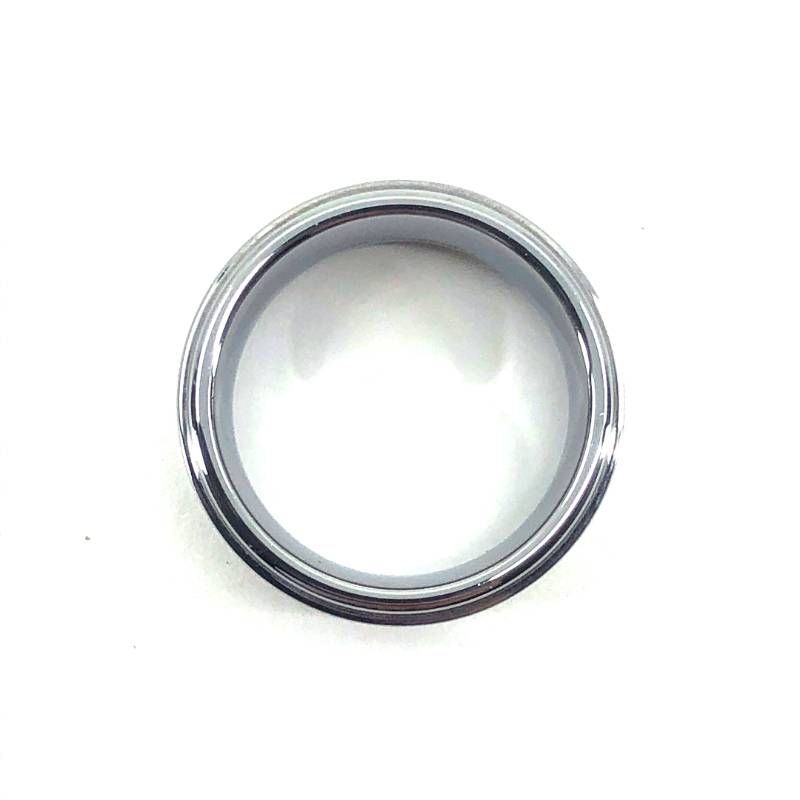 【美品】ete エテ／レディース タングステン リング 指輪／タングステン／11号／シルバー／M03143