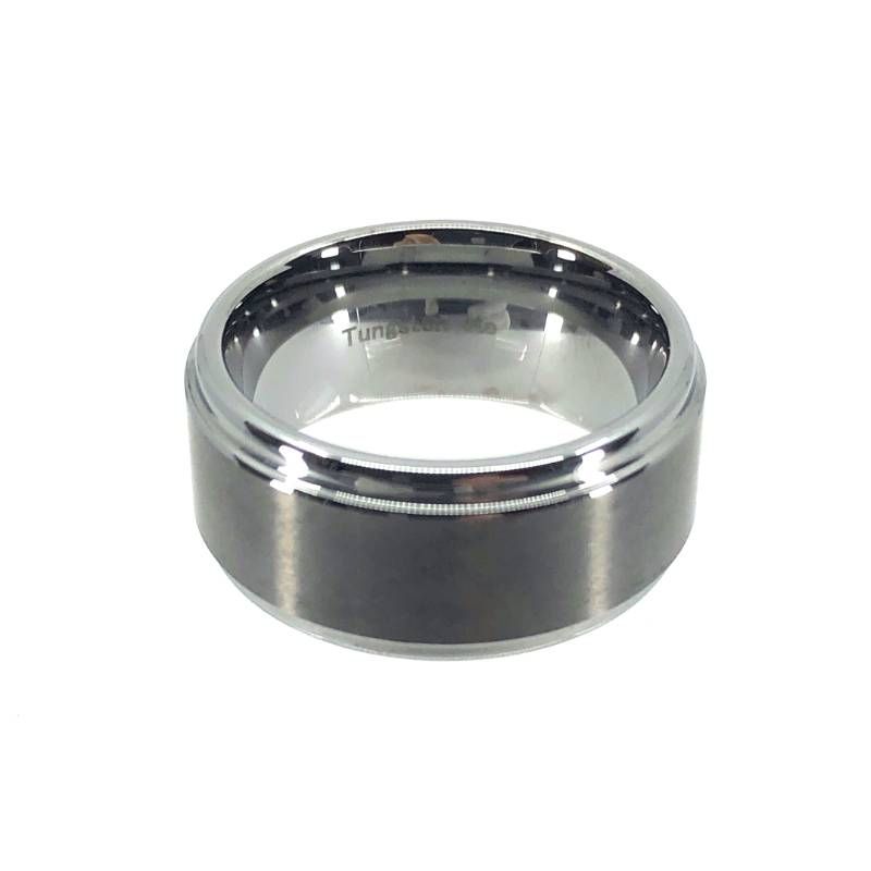 【美品】ete エテ／レディース タングステン リング 指輪／タングステン／11号／シルバー／M03144
