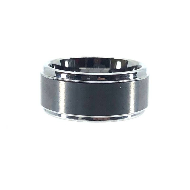 【美品】ete エテ／レディース タングステン リング 指輪／タングステン／11号／シルバー／M03144