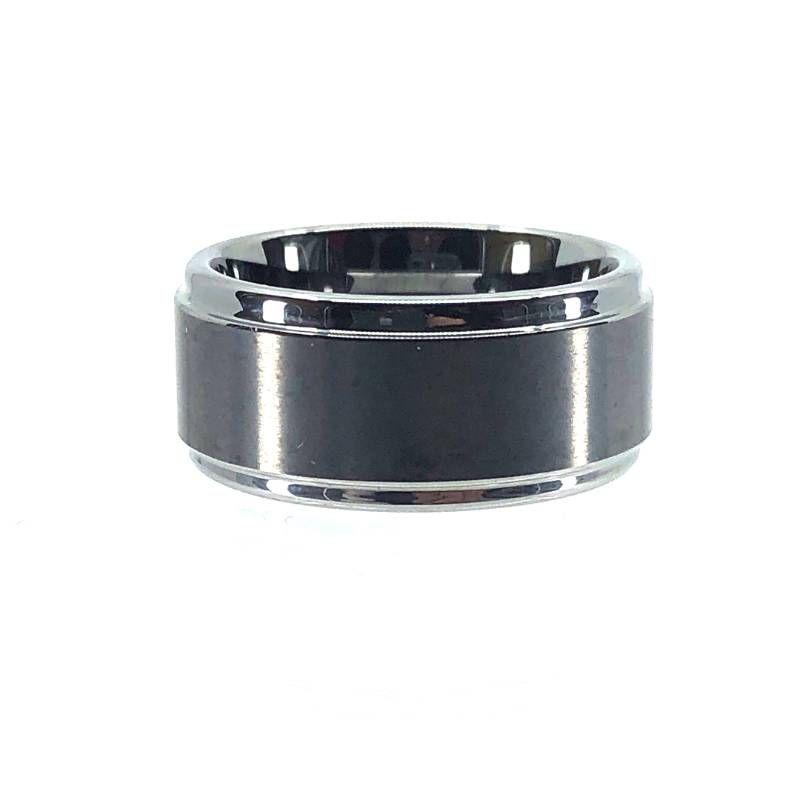 【美品】ete エテ／レディース タングステン リング 指輪／タングステン／11号／シルバー／M03144